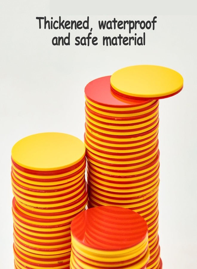 stochastic box Counters for Kids Math 800 pcs Plastic Two-Color Red and Yellow Counter,Double Sided Counters Educational Toys to Help Kids Learn - Image 5
